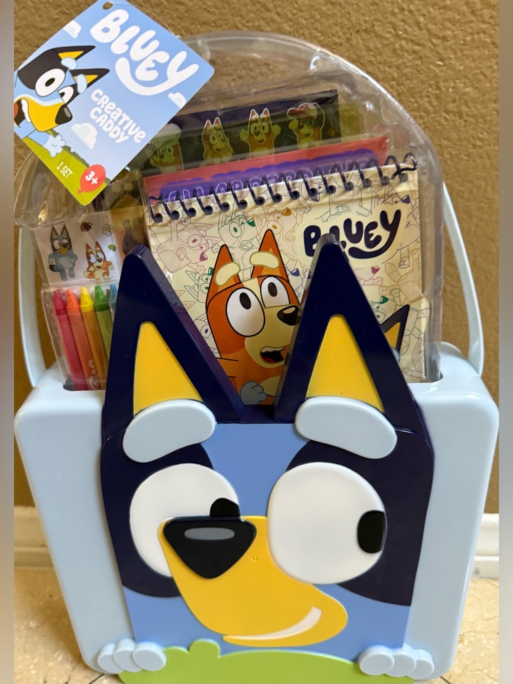 New Bluey Creative Caddy Kids Art Set for 3+